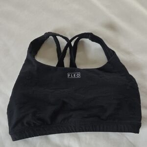 Fleo isla Black Camouflage Sports Bra